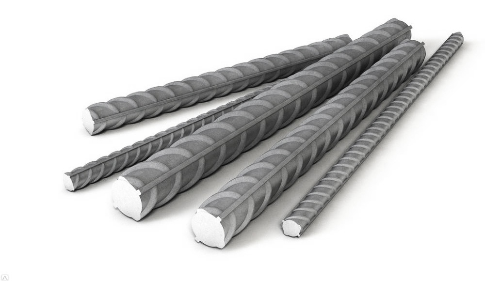 Арматура применяется для укрепления изделий из бетона